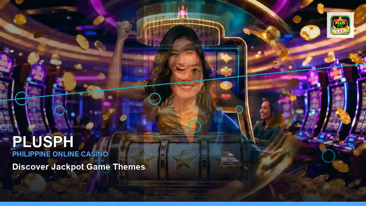 PLUSPH mobile casino first deposit rewards featuring an adult Filipina casino host with a right close-up composition — view 2