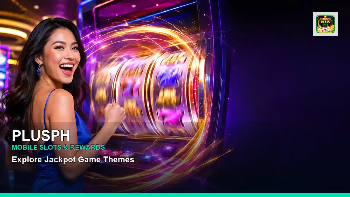PLUSPH free spins slot games featuring an adult Filipina casino host with a vivid composition