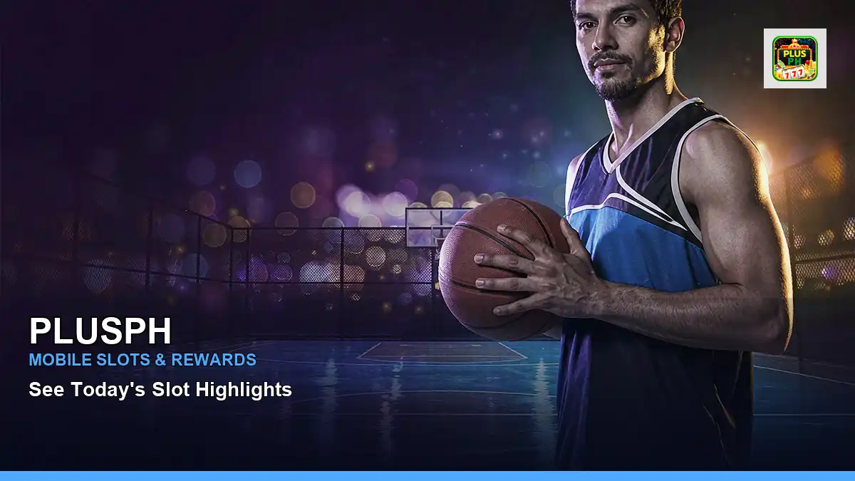PLUSPH basketball player online sports betting highlighting mobile-friendly casino play